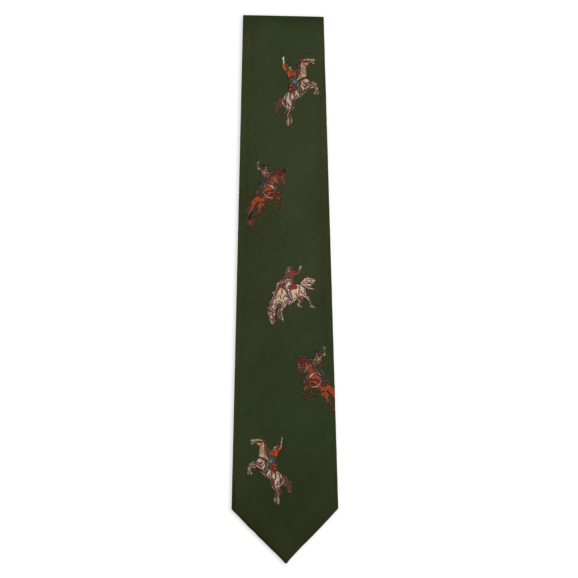 Western Tie Olive