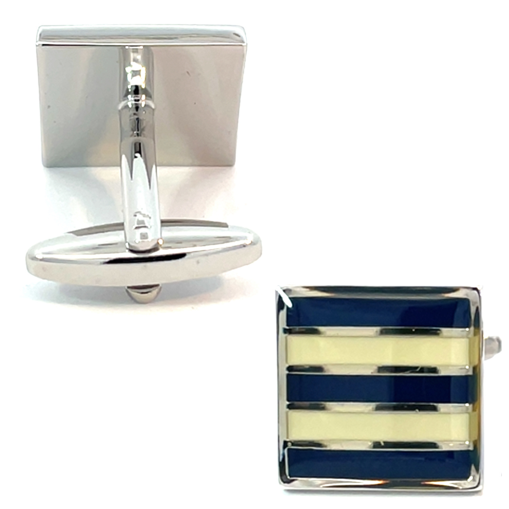 Colour Geelong Cats AFL Cufflinks