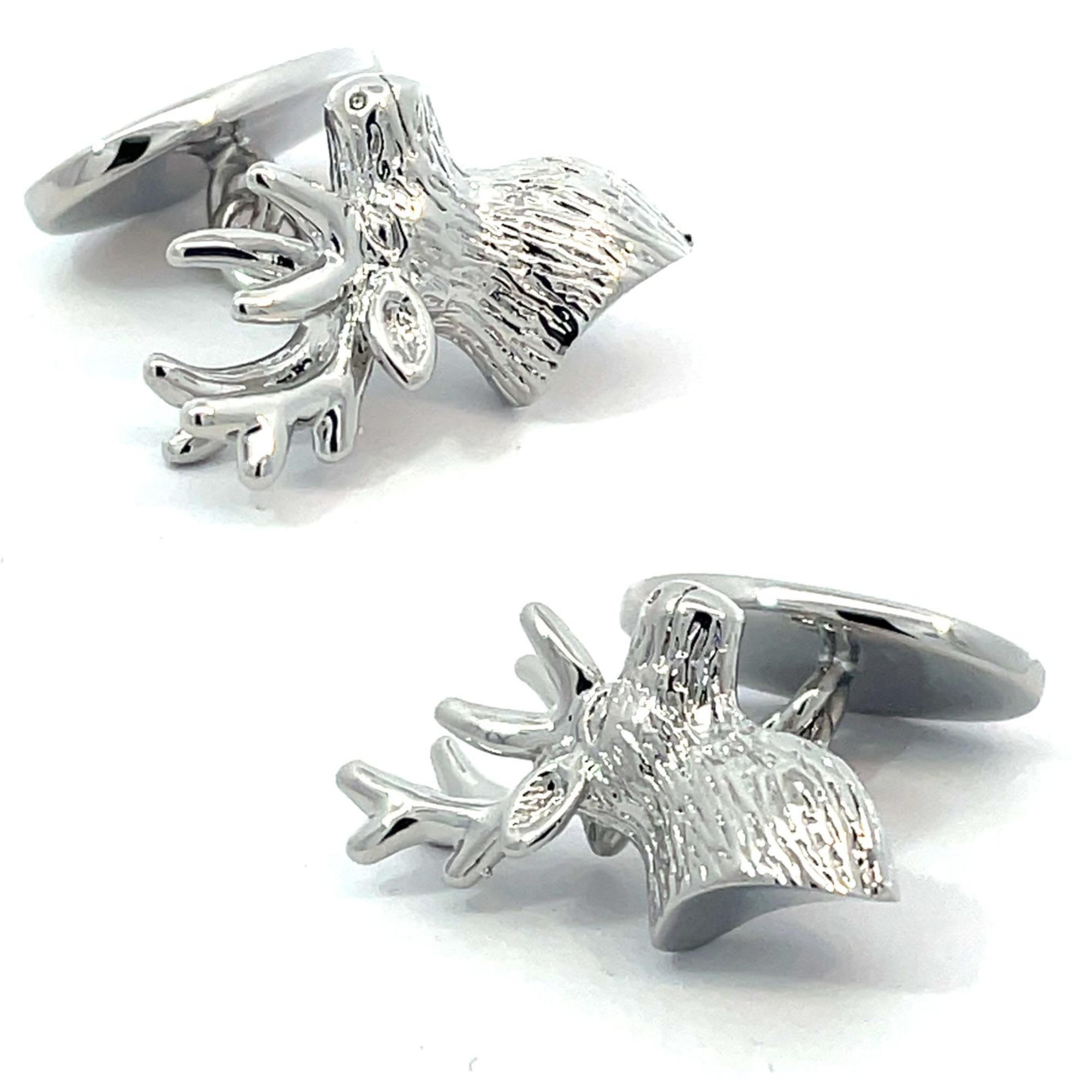 Stag's Head (with chain) Cufflinks