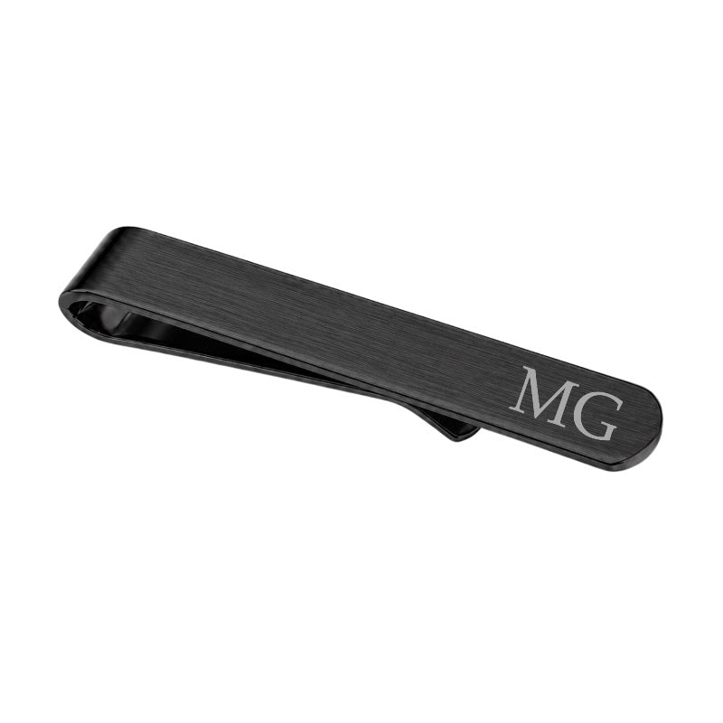 Initials Engraved Tie Bar