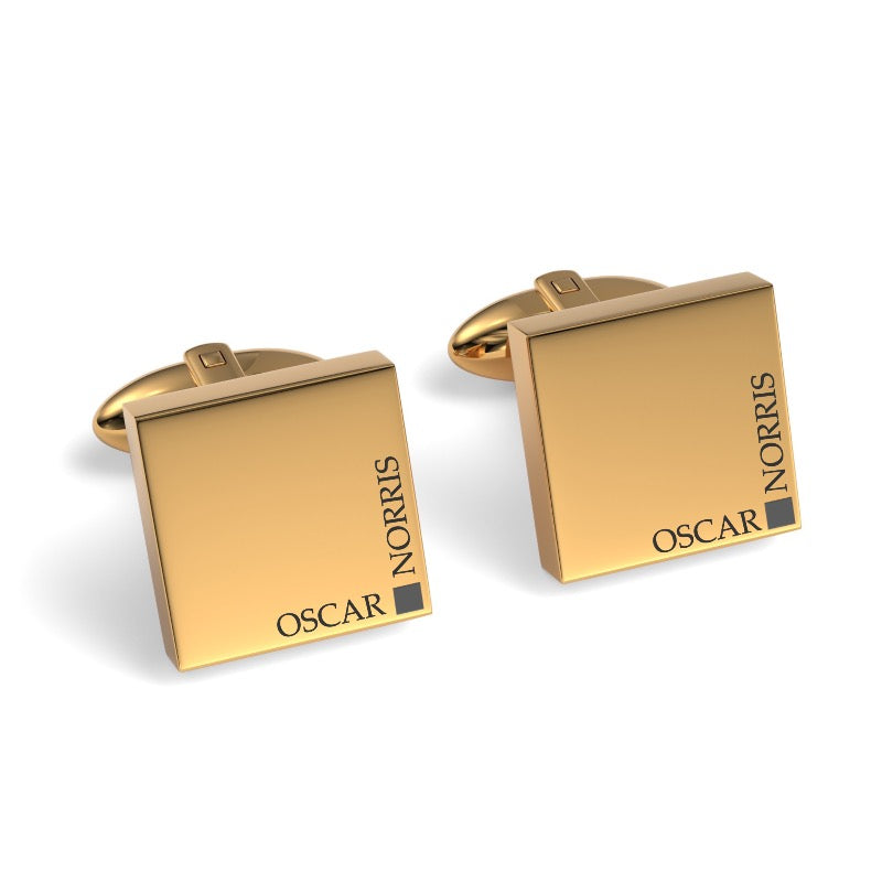 Full Name Engraved Cufflinks
