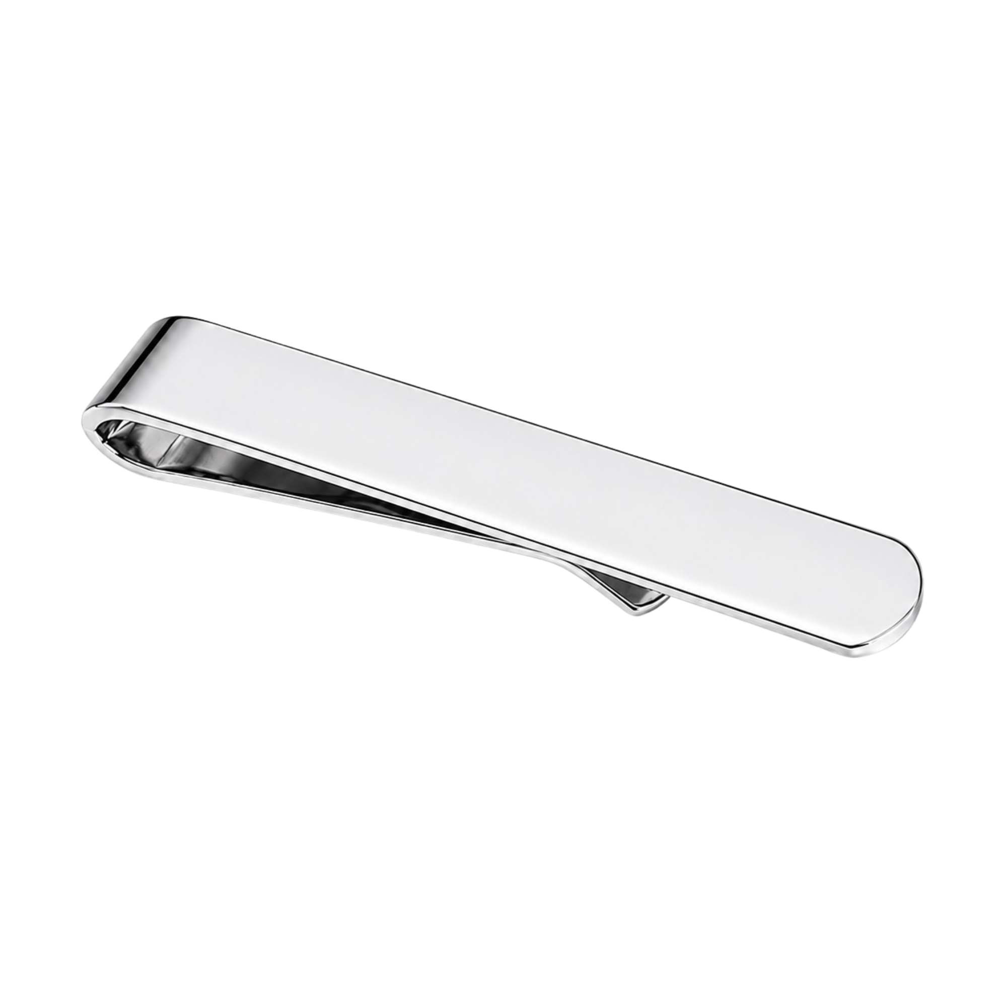 Engravable Tie Bars Curved End (Blank)