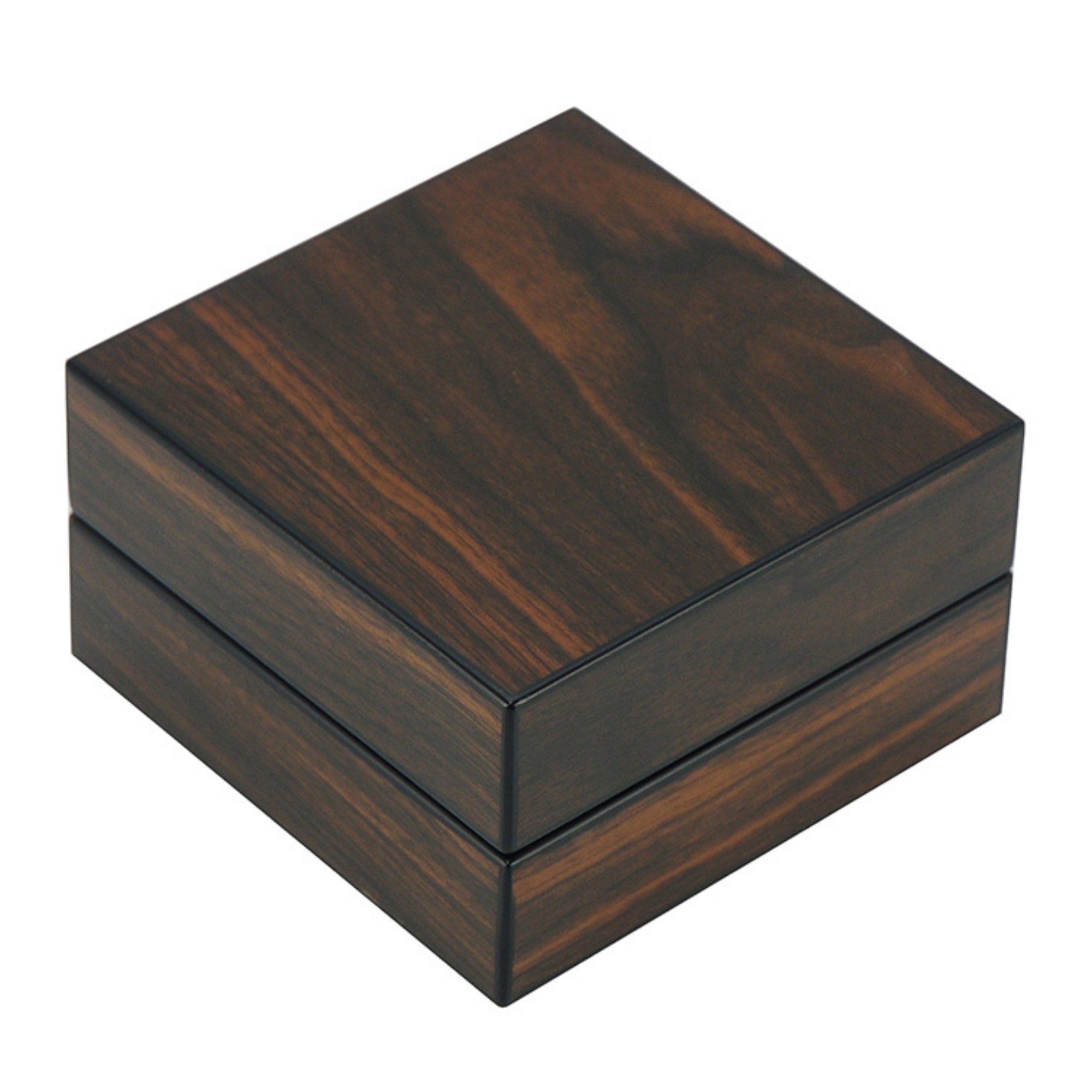 Walnut Wooden Foldable Cigar Ashtray with Cigar Cutter