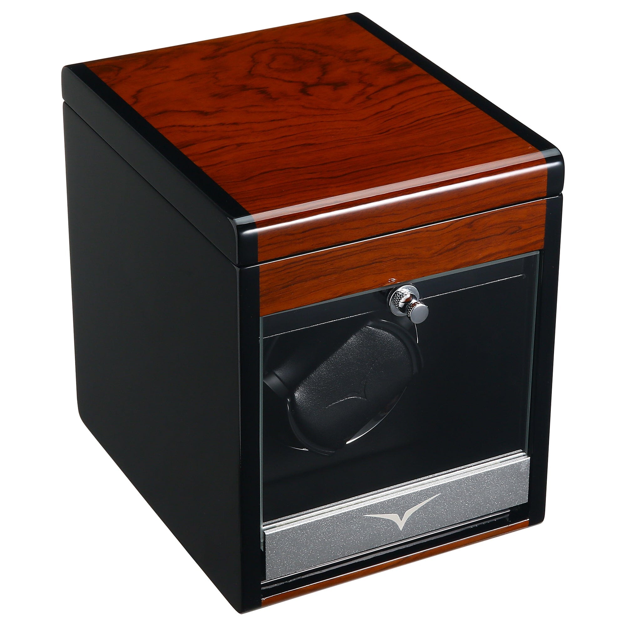 Vansolo Watch Winder for 1 Brown Watch Winder Boxes Clinks