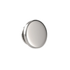 Round Silver Engravable Lapel Pin