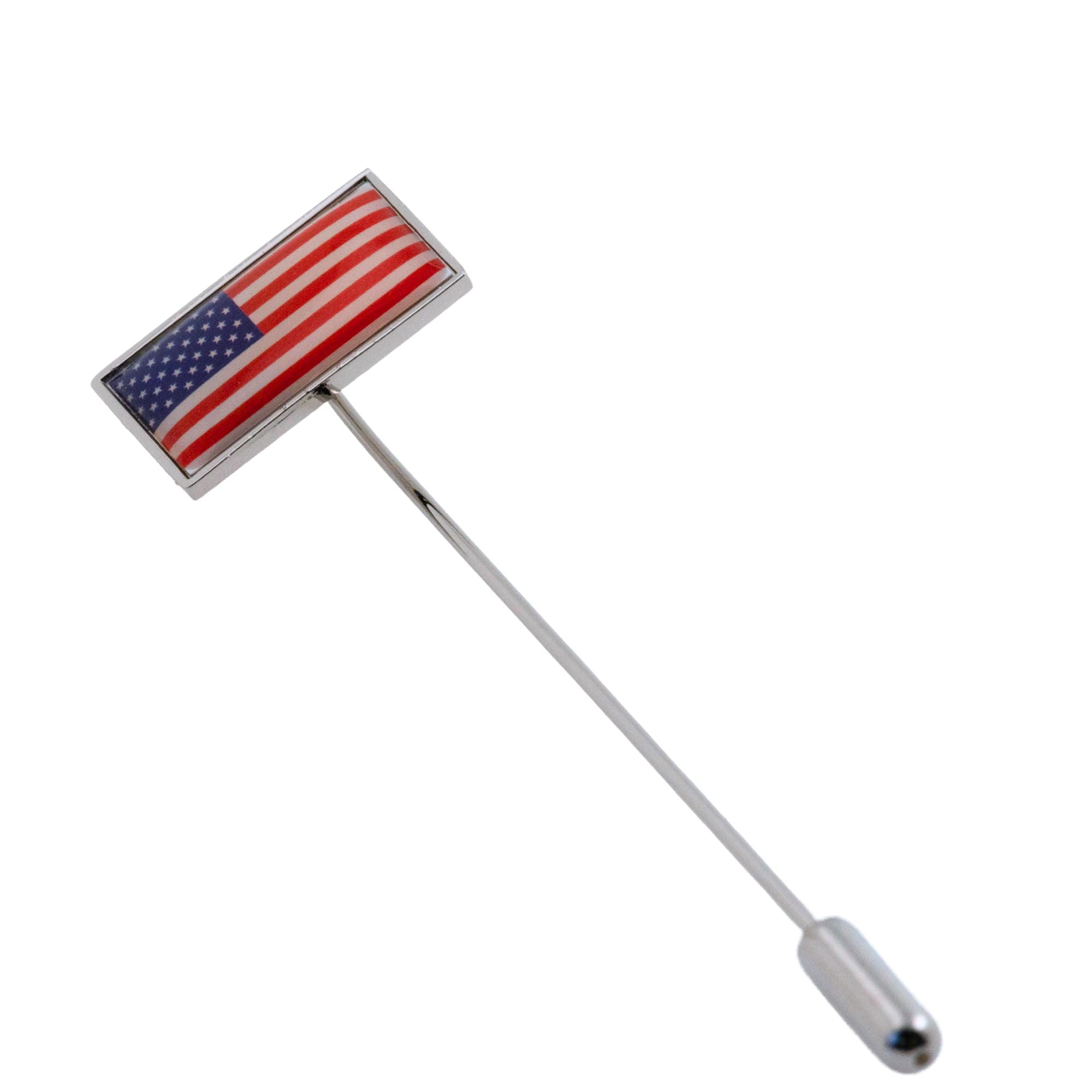 Flag of United States Stick Pin Lapel Pin Clinks