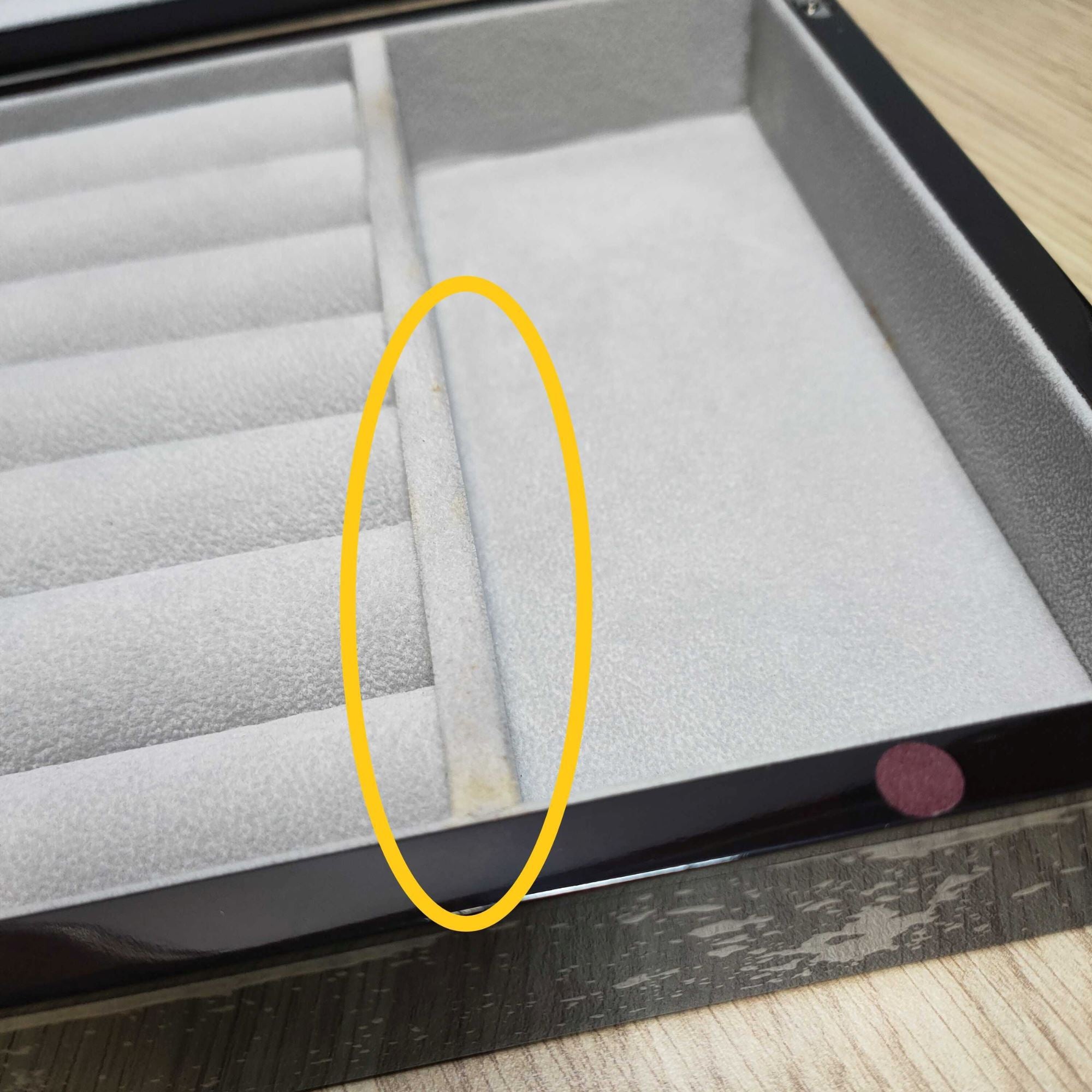 Seconds - Medium Cufflink and Valet Box Mahogany Seconds Clinks Australia