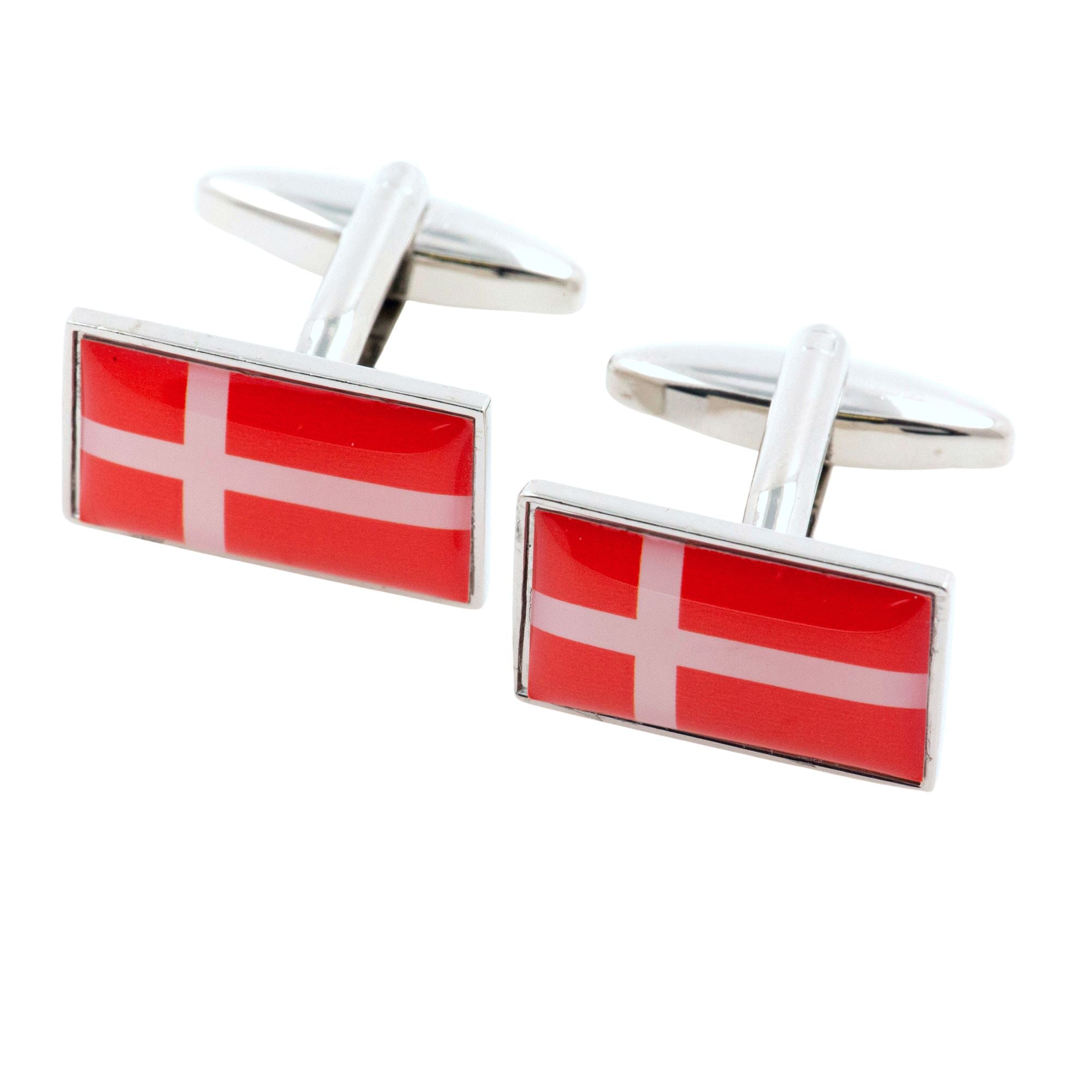 Flag of Denmark Cufflinks Novelty Cufflinks Clinks Australia