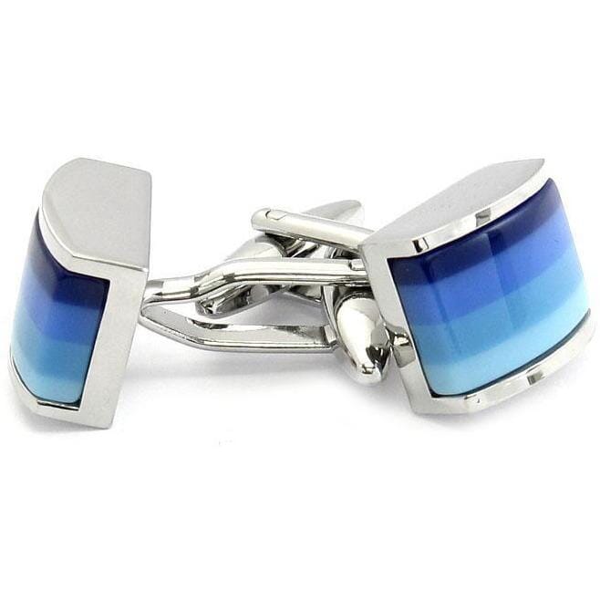 Skyline Blue Cufflinks Classic & Modern Cufflinks Clinks Australia Skyline Blue Cufflinks