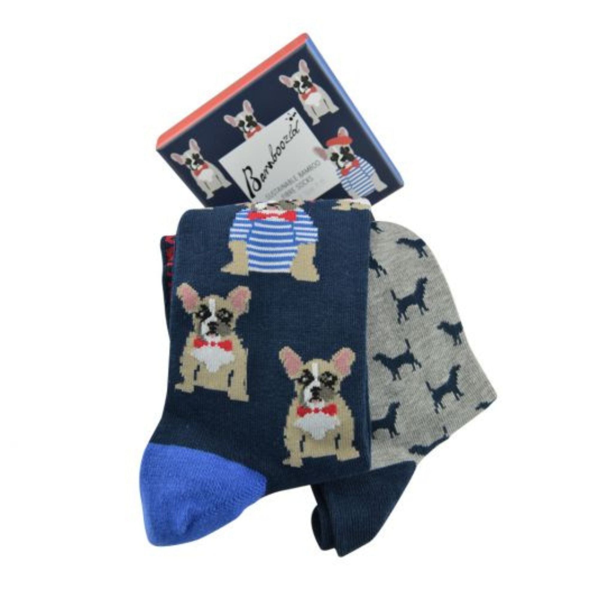 Frenchy Dogs 2 pair Socks Gift Box Socks Clinks Default