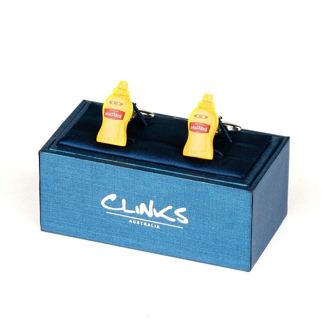 AZ Original Mustard Cufflinks Novelty Cufflinks Clinks Australia