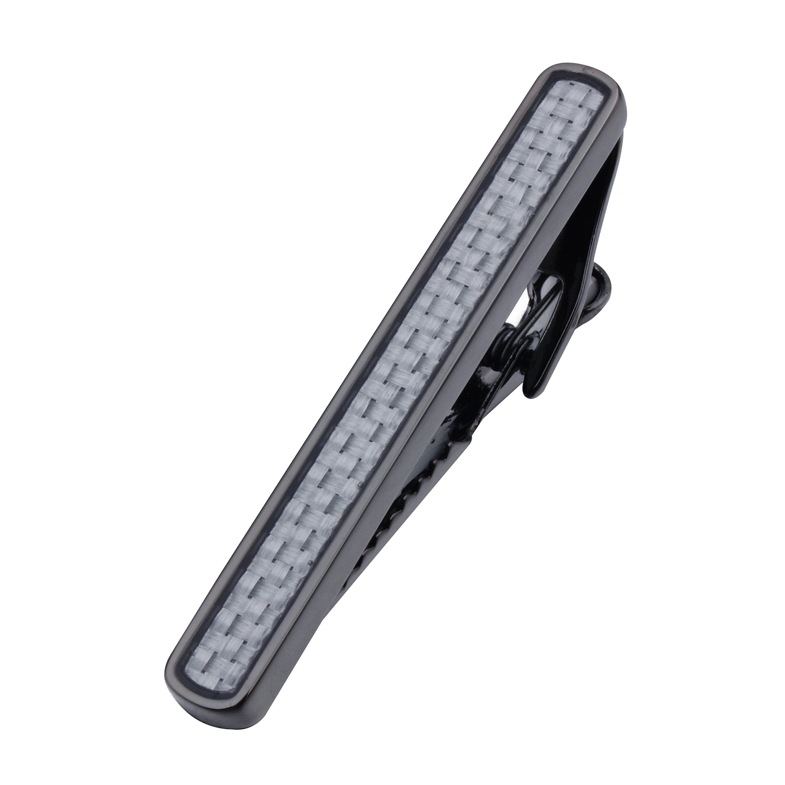 Carbon Fibre style Tie Clip Tie Bars Clinks Australia Default
