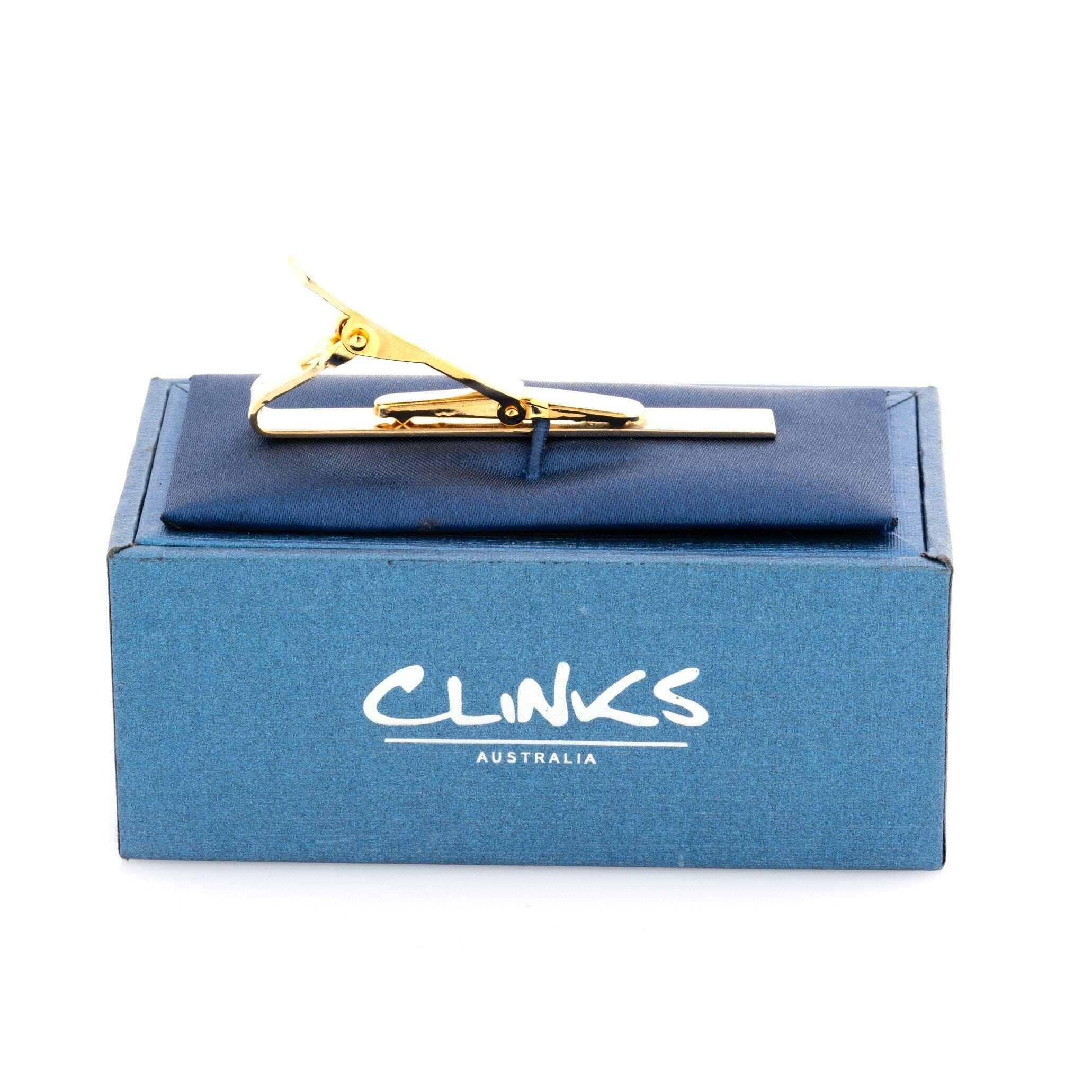 Shiny Gold Tie Clip Tie Clips Clinks Australia