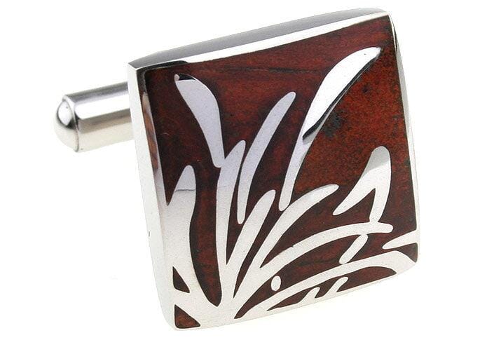 Reed Stainless Steel and Wood Cufflinks Classic & Modern Cufflinks Clinks Australia Default