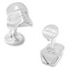 Sterling Silver 3D Stormtrooper Star Wars Cufflinks