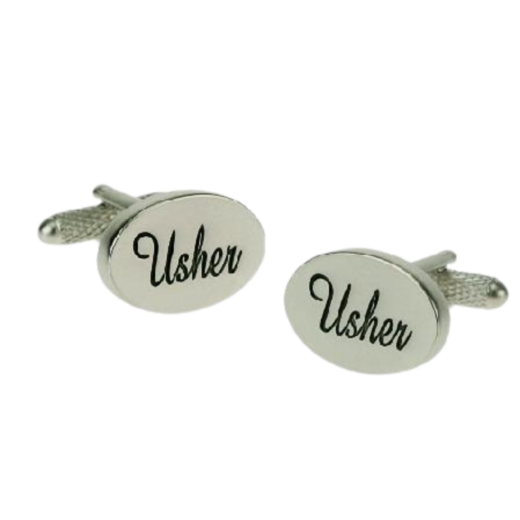 Usher Script Wedding Cufflinks Wedding Cufflinks Clinks Australia