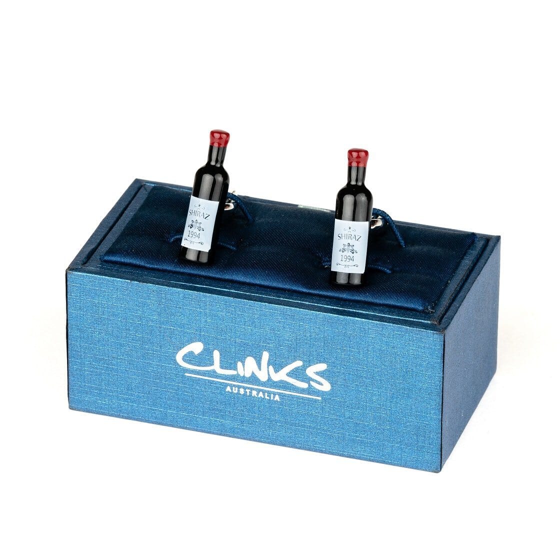 Shiraz Red Wine Bottle Cufflinks Novelty Cufflinks Clinks Australia