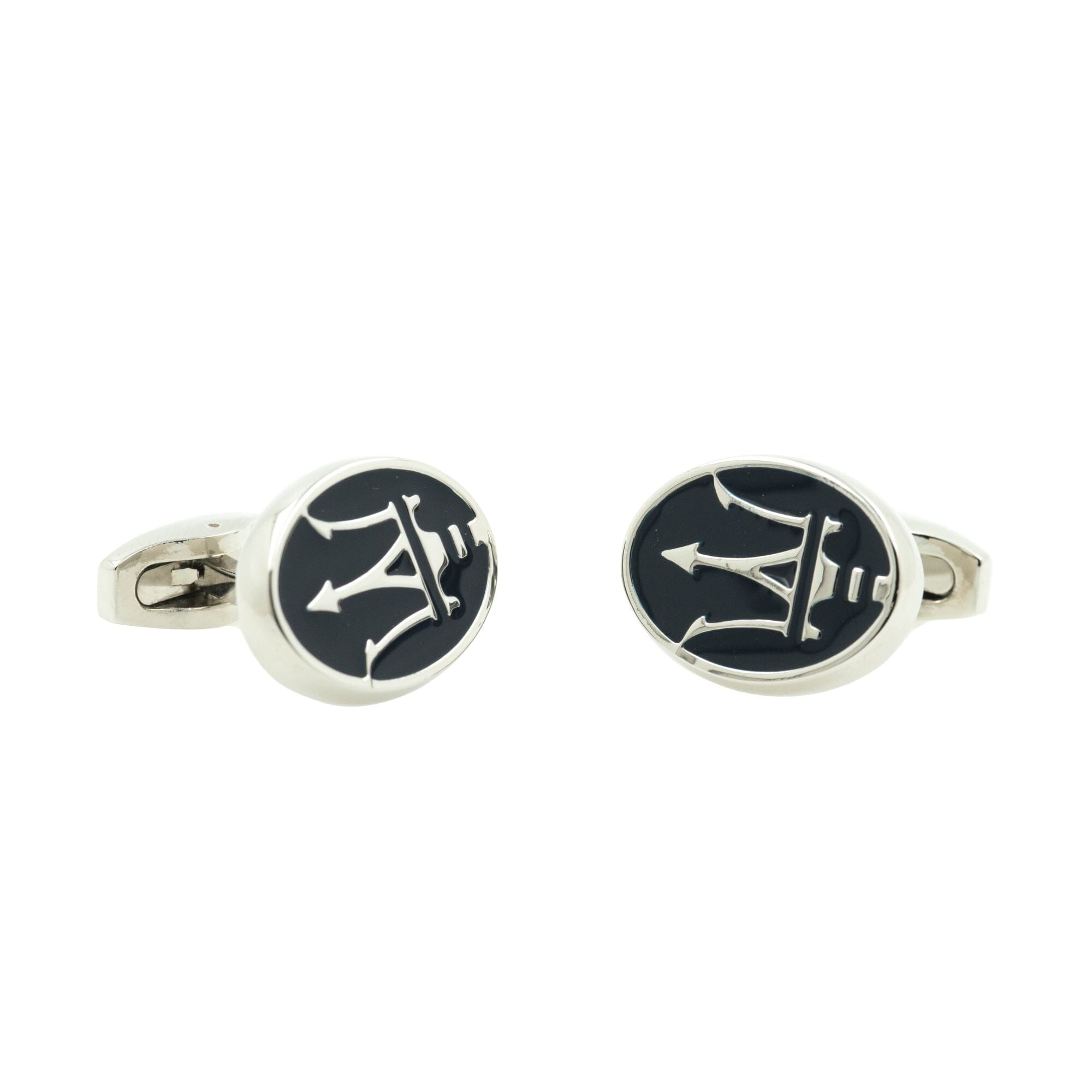 Blue Maserati Cufflinks Novelty Cufflinks Clinks