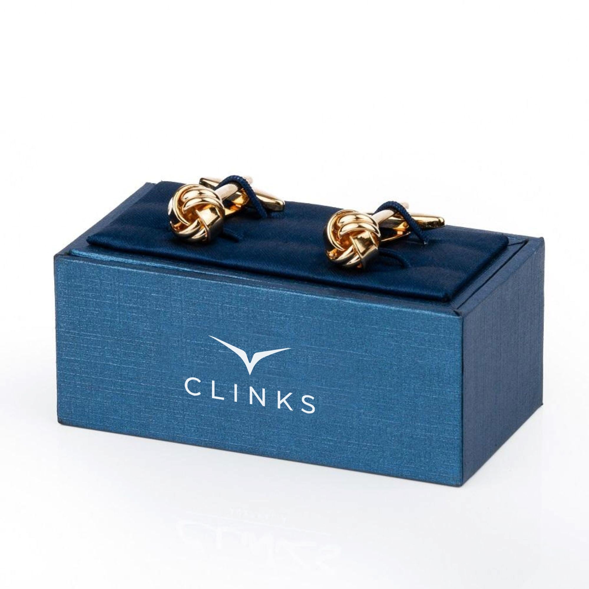 Gold Knot Cufflinks Classic & Modern Cufflinks Clinks Australia