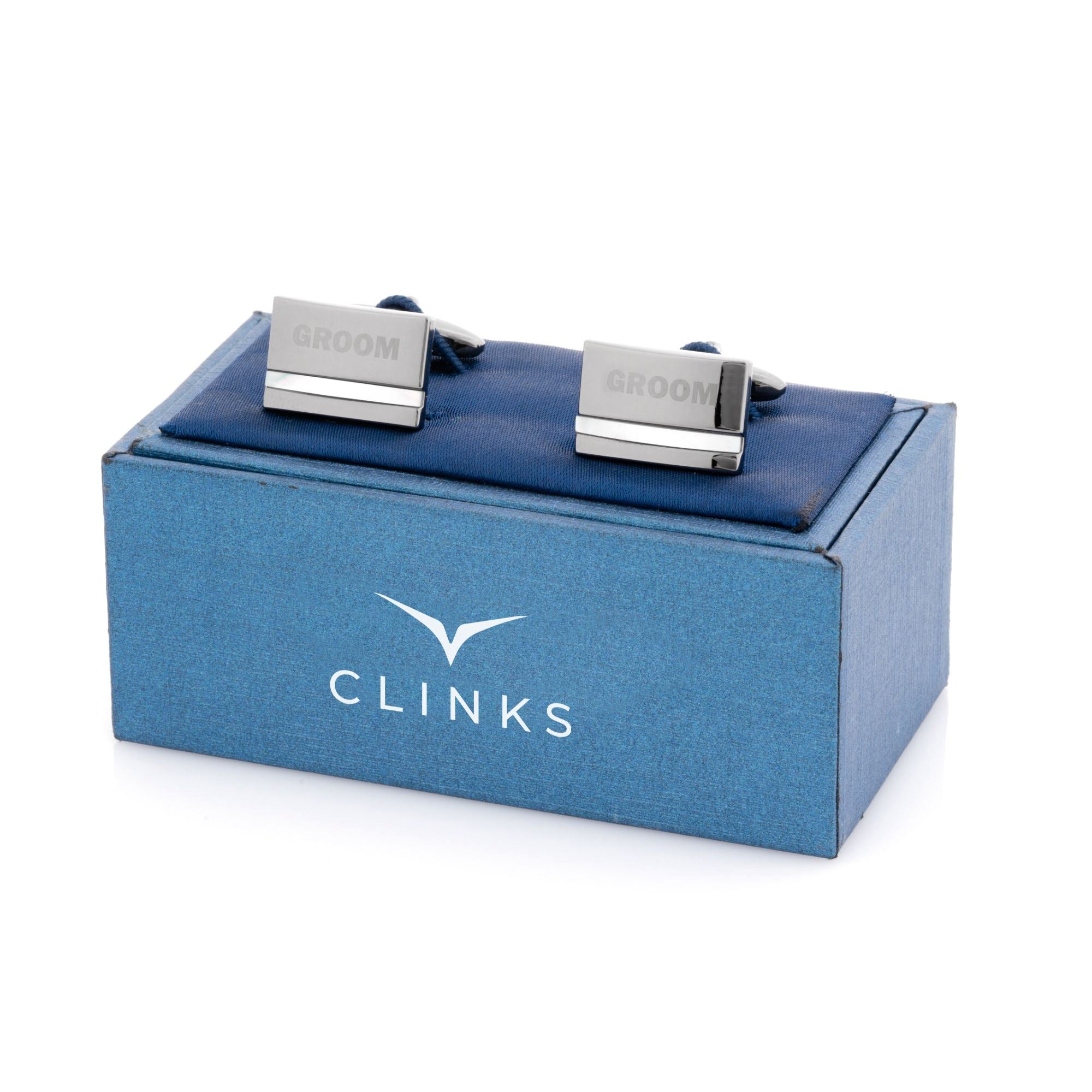 Groom Laser Etched Mother of Pearl Gunmetal Wedding Cufflinks Wedding Cufflinks Clinks Australia
