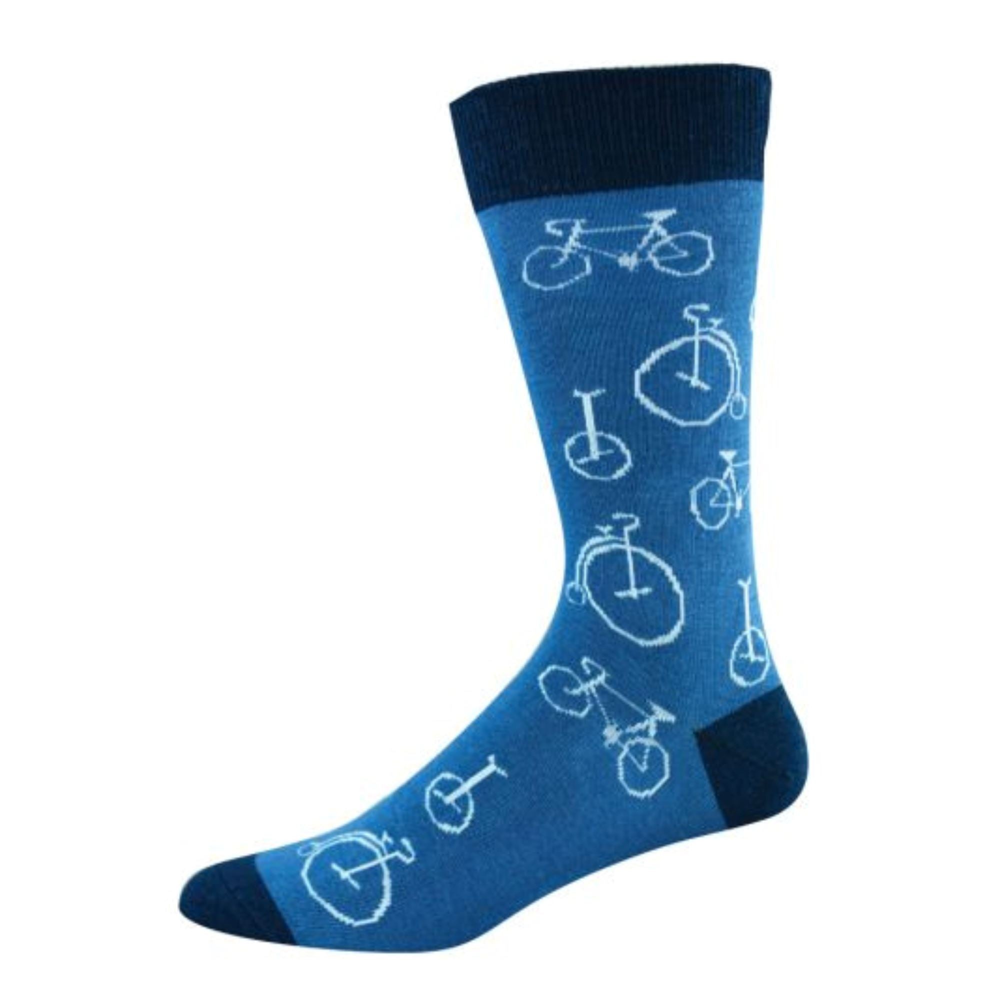 Mens Ditsy Cycles Sock Socks Bamboozld Default