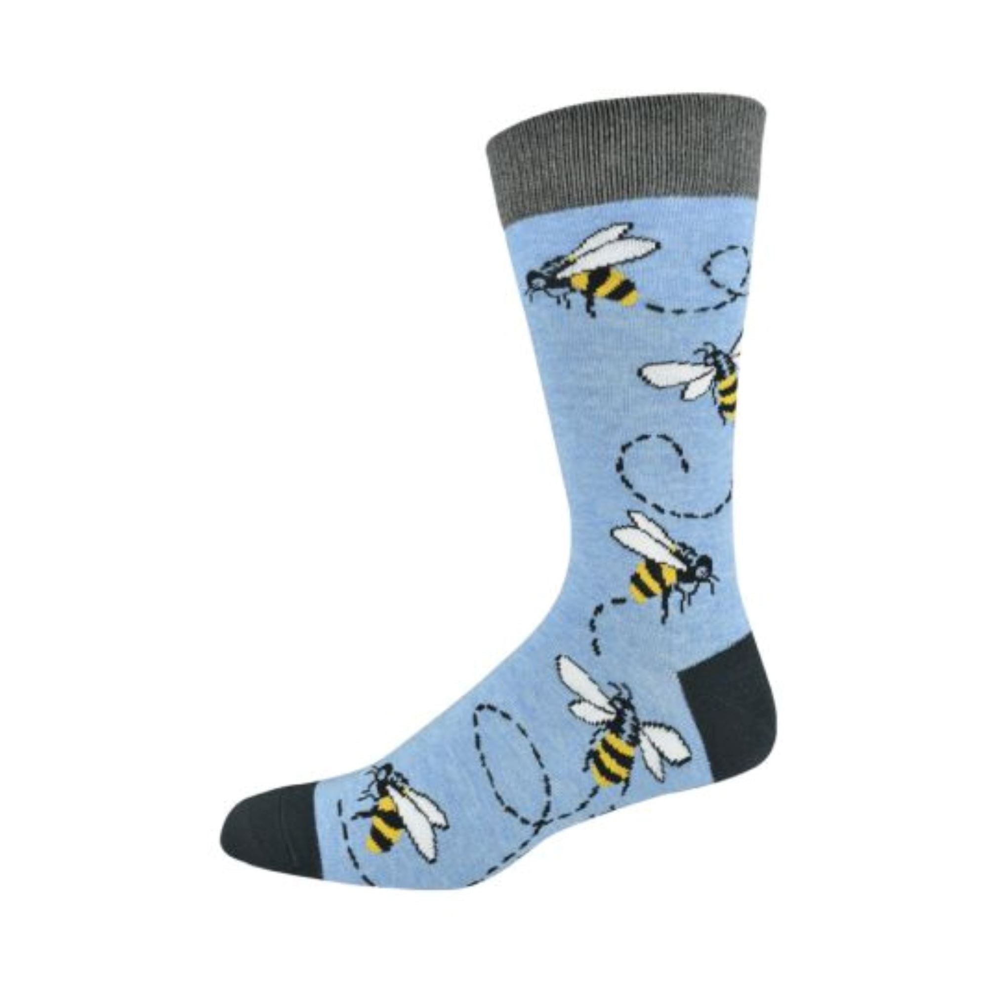 Mens Busy Bee Sock Socks Bamboozld Default