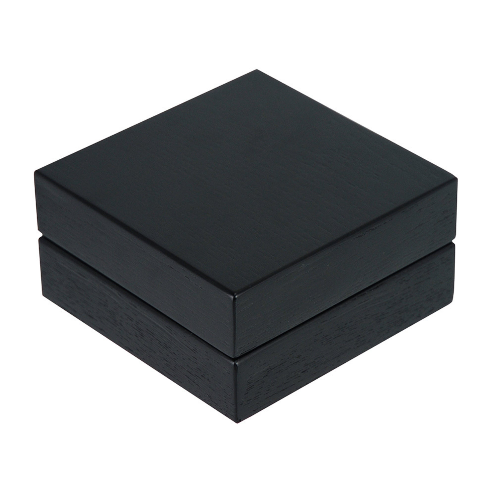 Oak Black Wooden Foldable Cigar Ashtray with Cigar Cutter