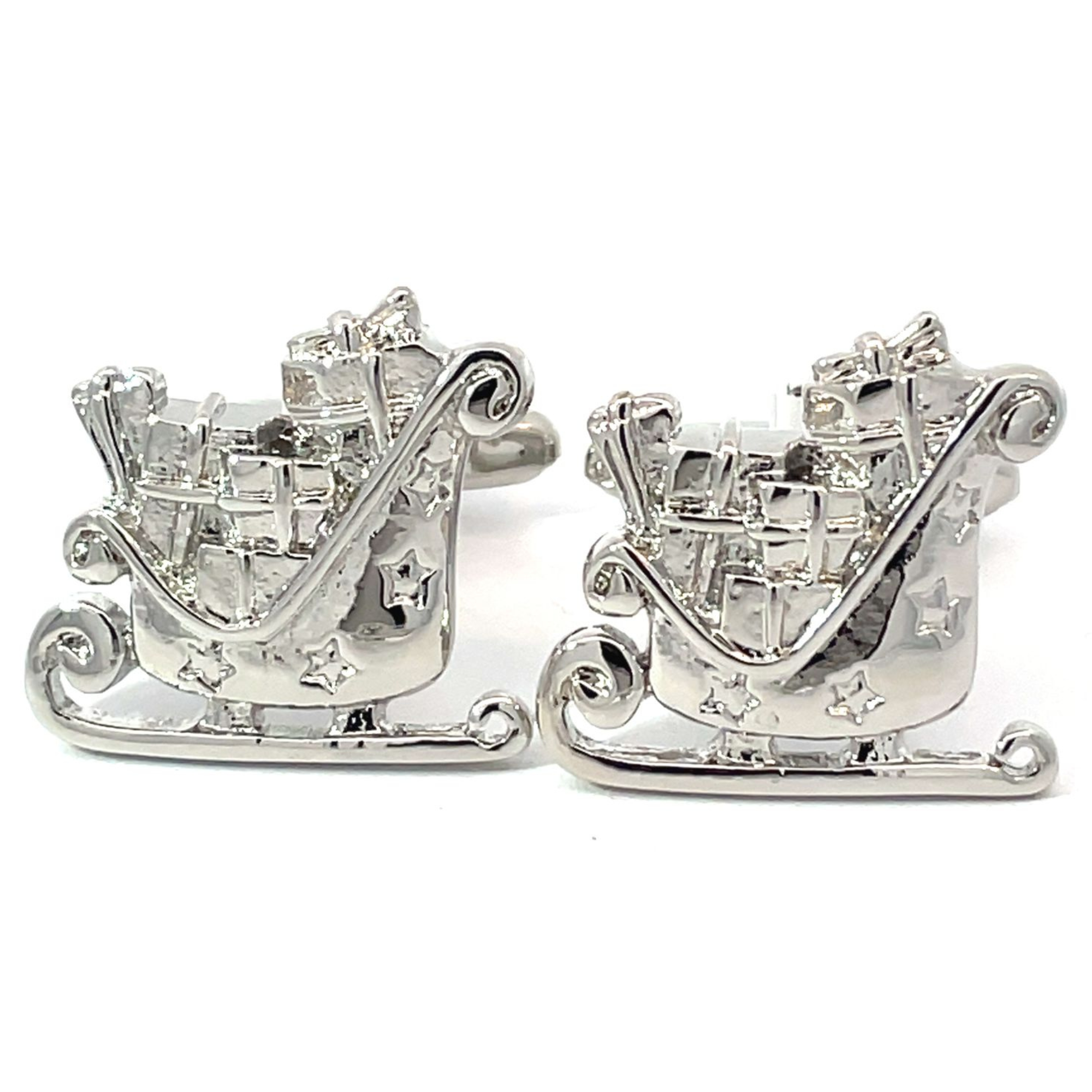 Santa Sleigh Cufflinks