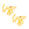 Golden Lucky Chinese Dragon Cufflinks