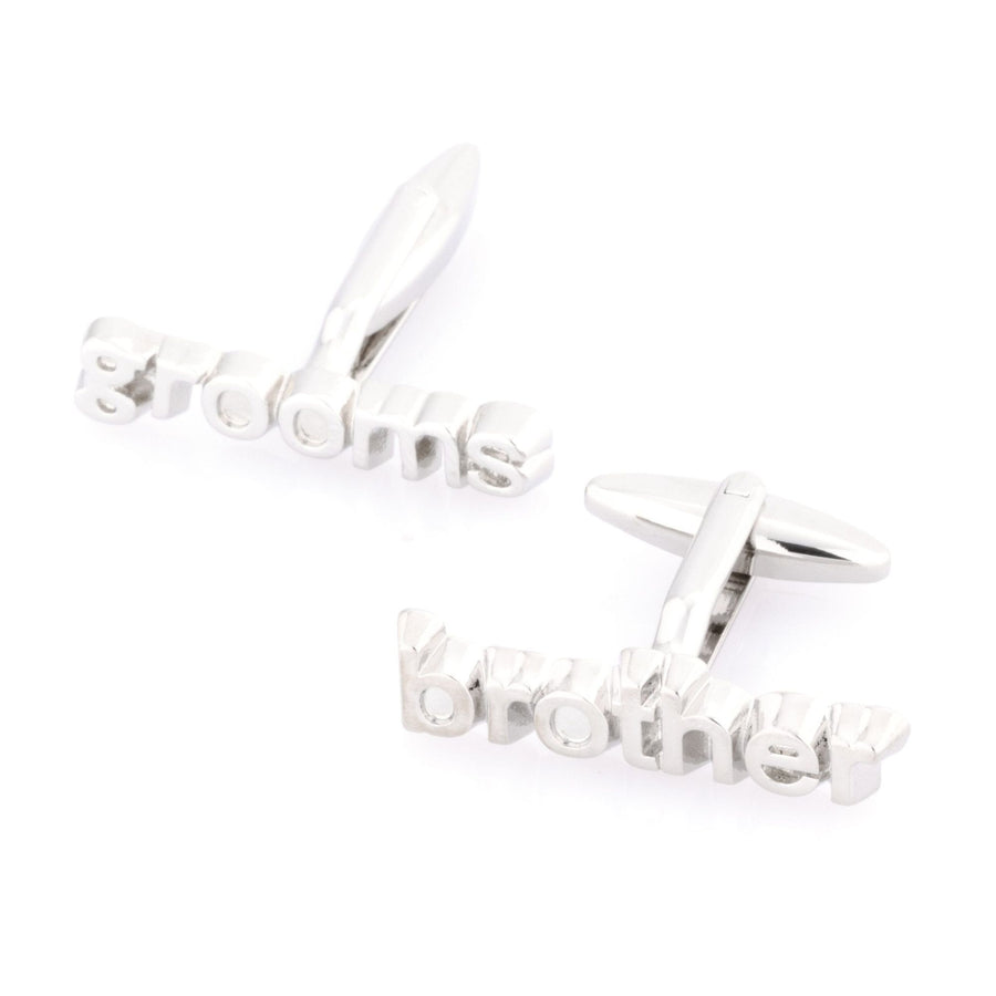 Grooms Brother  cut-out style Wedding Cufflinks