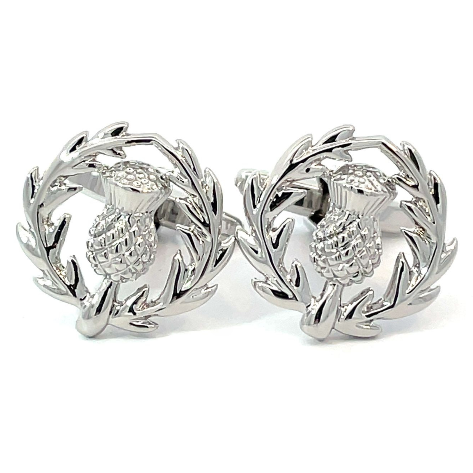 Scottish Thistle (Round) Cufflinks
