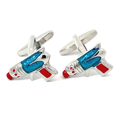 Retro Sci Fi Ray Gun Cufflinks