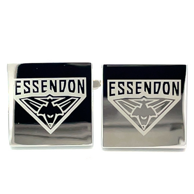 Silver Essendon FC AFL Cufflinks