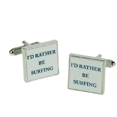I'd rather be Surfing Cufflinks