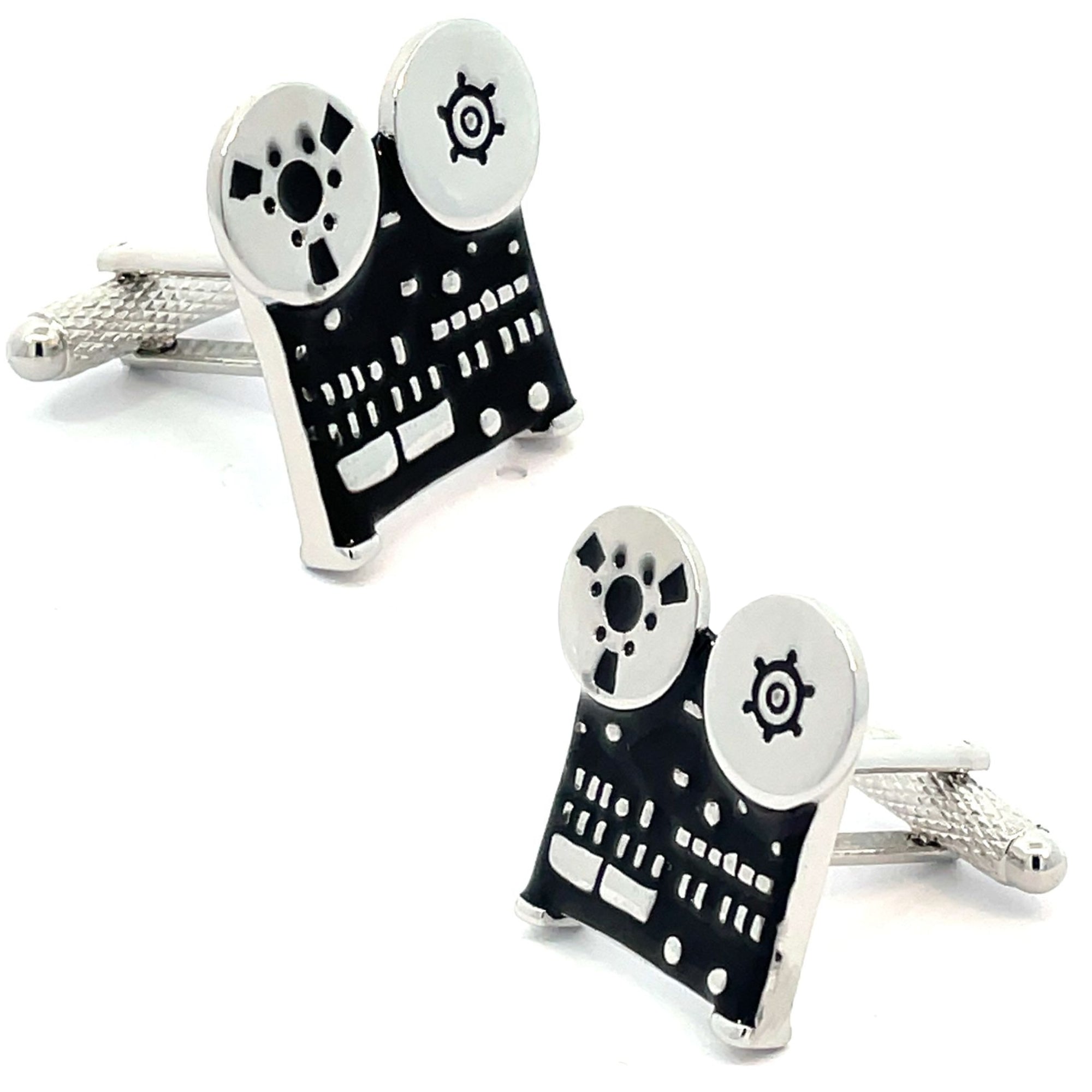 Reel to Reel Audio Recorder Cufflinks