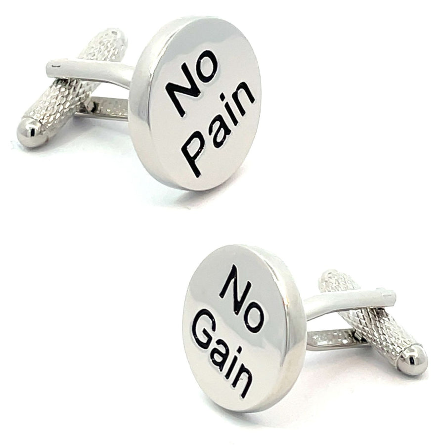 No Pain, No Gain Cufflinks