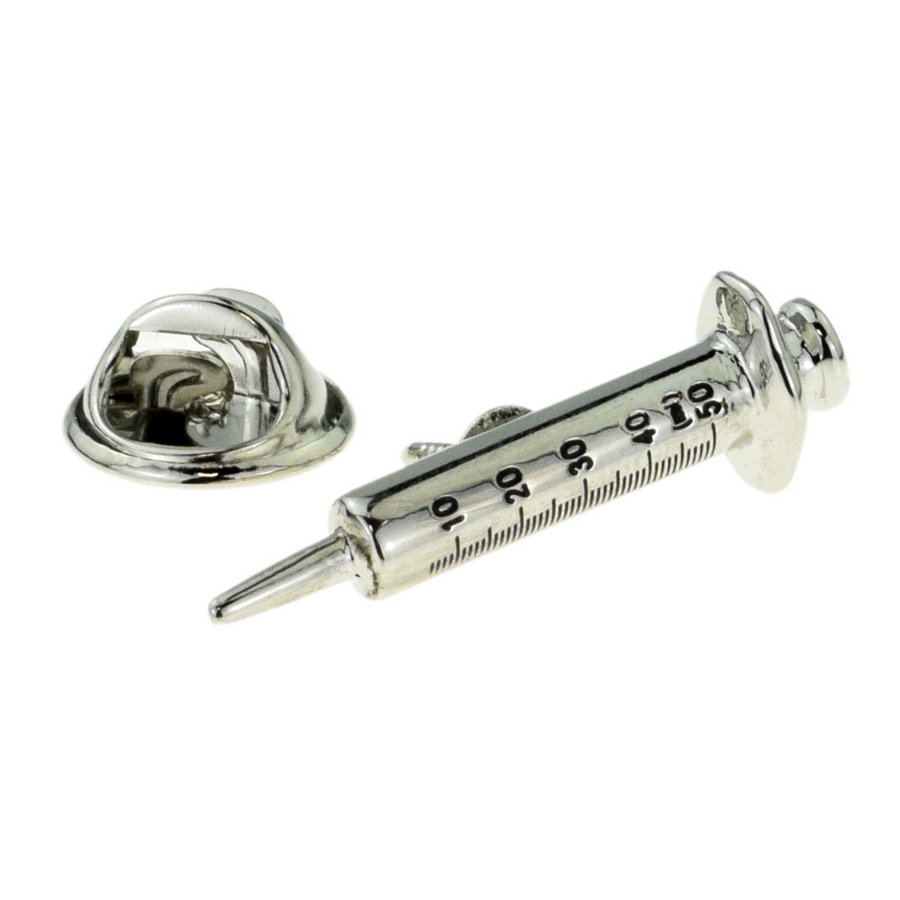 Syringe Design Lapel Pin Badge