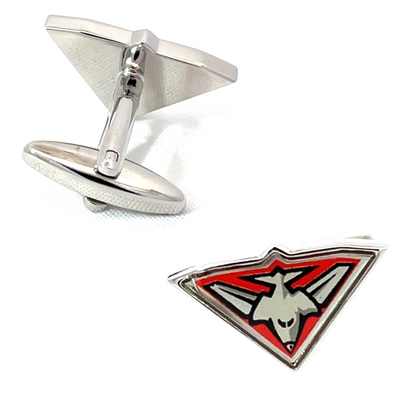 Colour Essendon Logo AFL Cufflinks