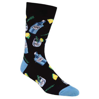 Mens Gin Tonic Cocktail Bamboo Socks