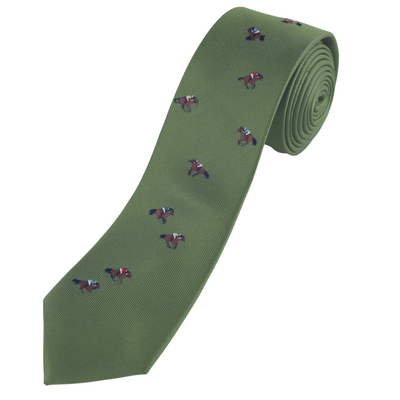 Racing Tie Olive
