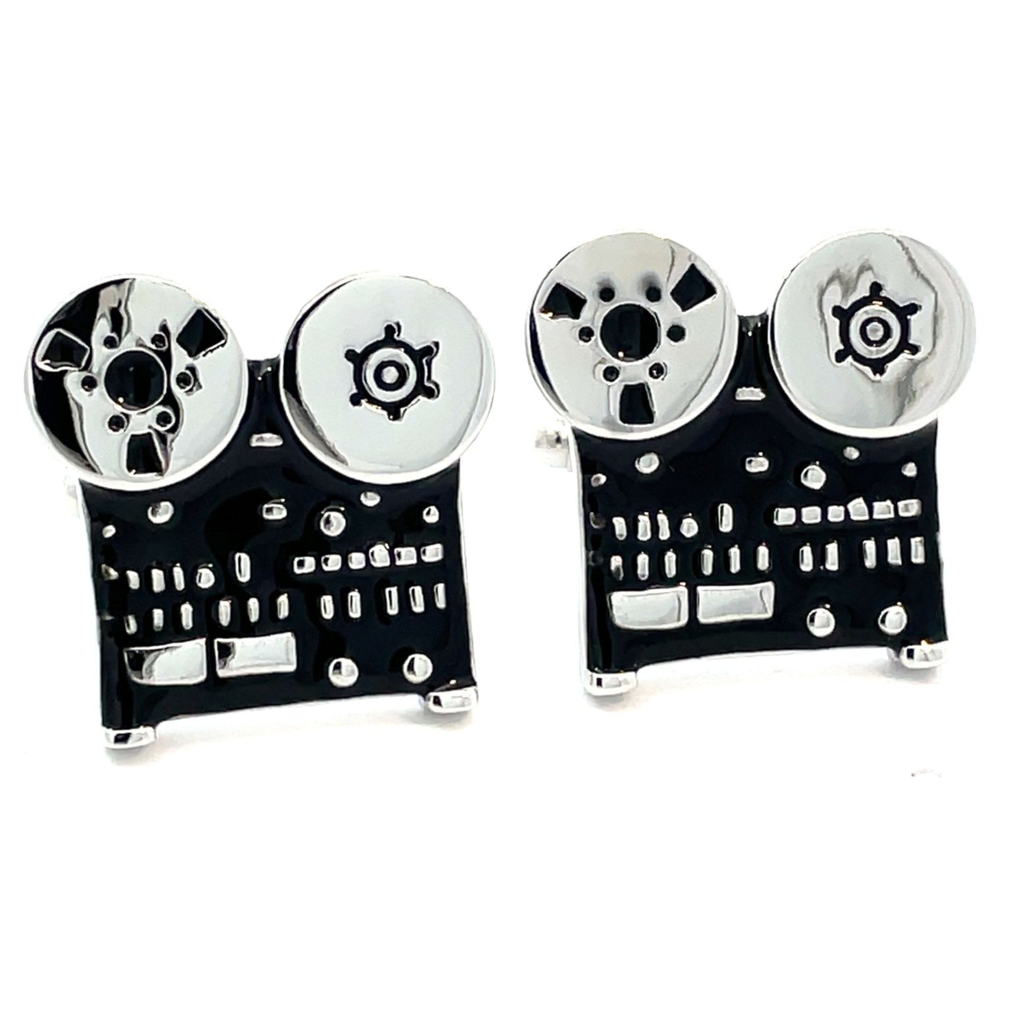 Reel to Reel Audio Recorder Cufflinks