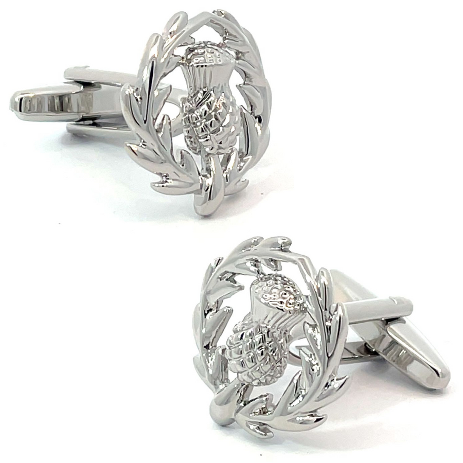 Scottish Thistle (Round) Cufflinks