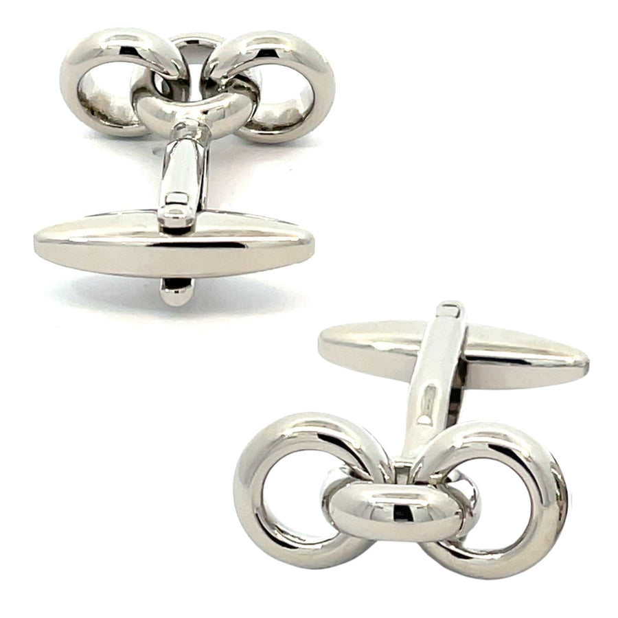 Open Belcher Chain Cufflinks