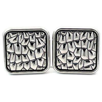 Snake Skin Effect Cufflinks