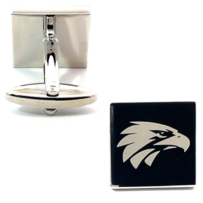 Silver West Coast Eagles AFL Cufflinks