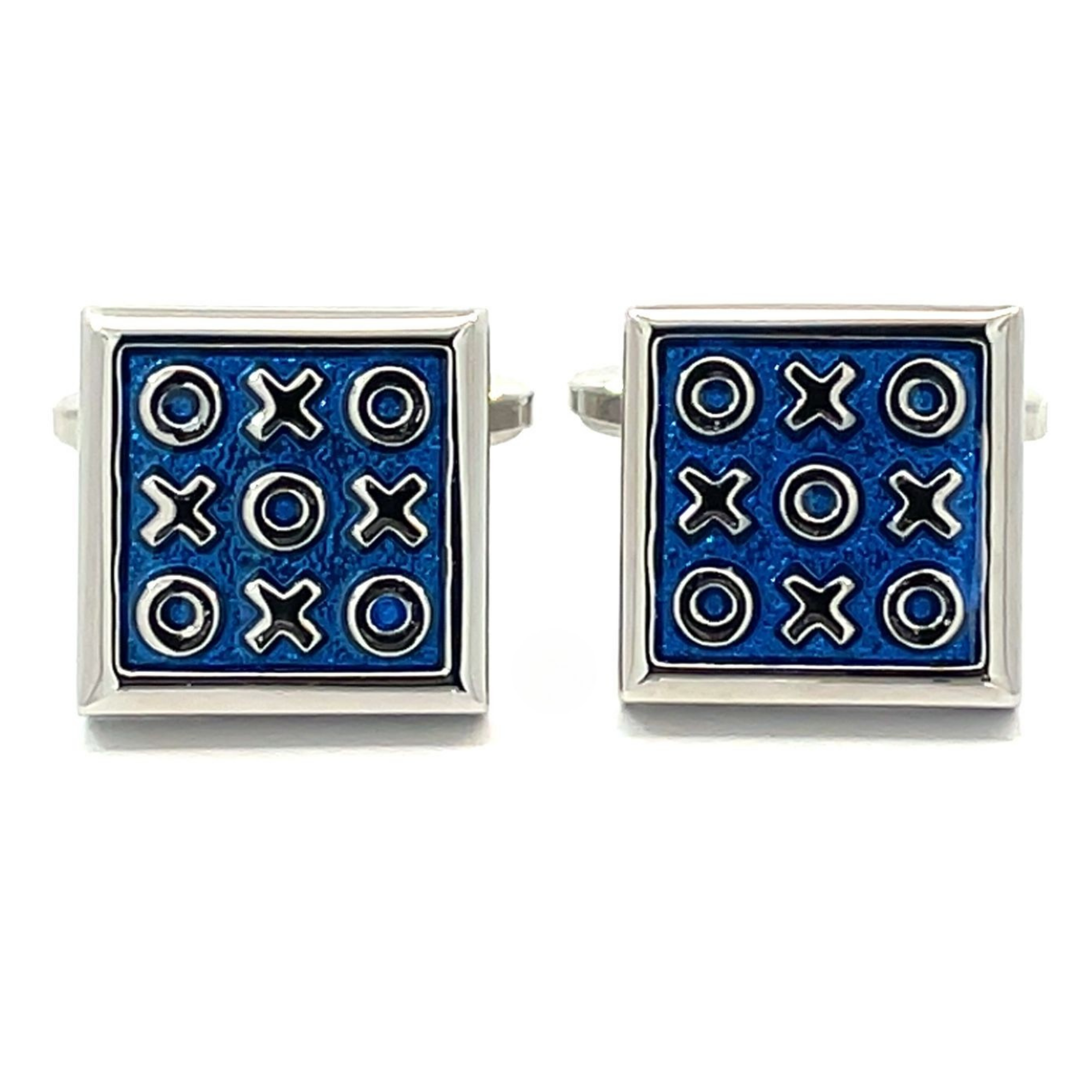 Tic Tac Toe Finished Cufflinks