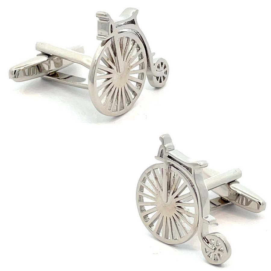 Penny Farthing Bicycle Cufflinks