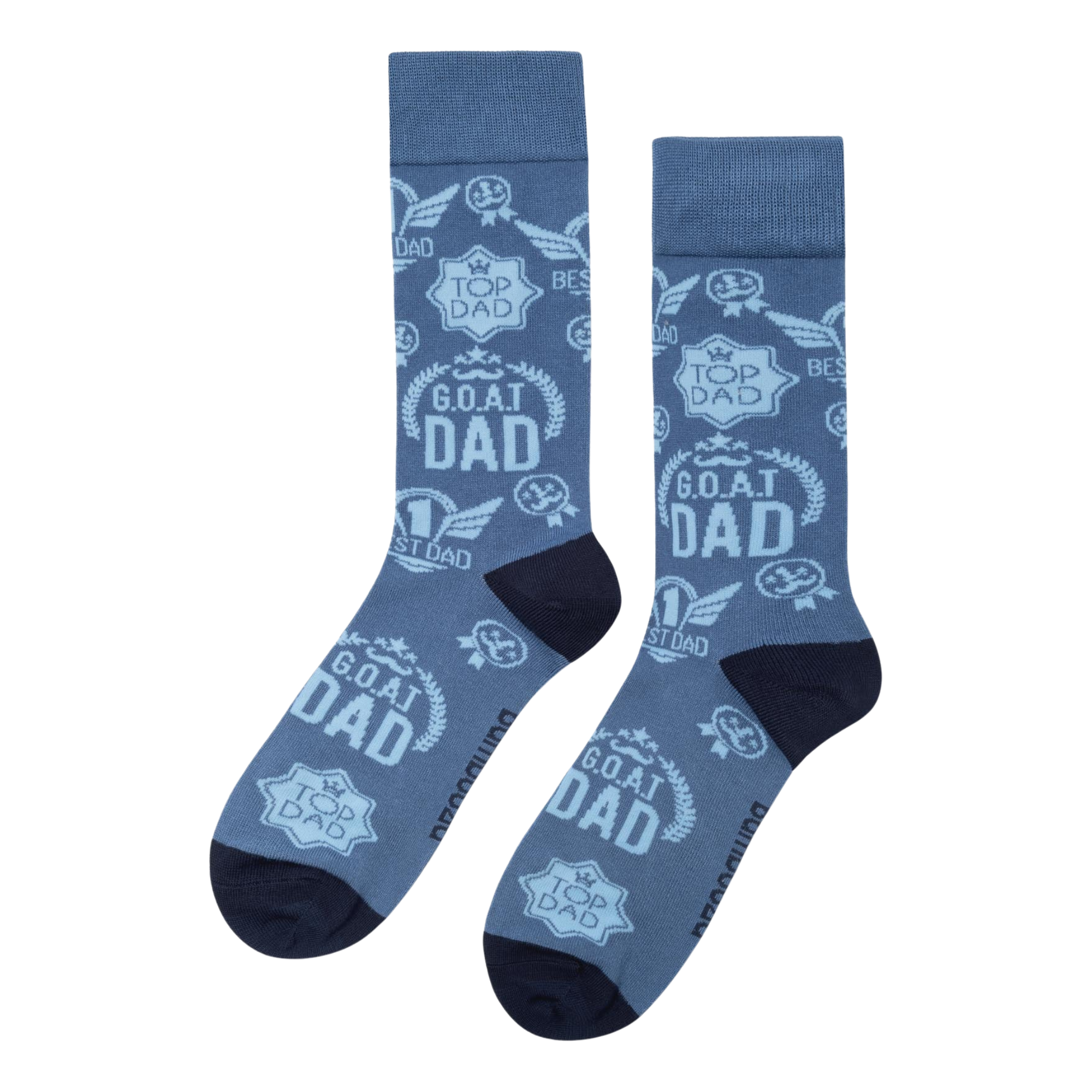 Mens Goat Dad Bamboo Sock Card