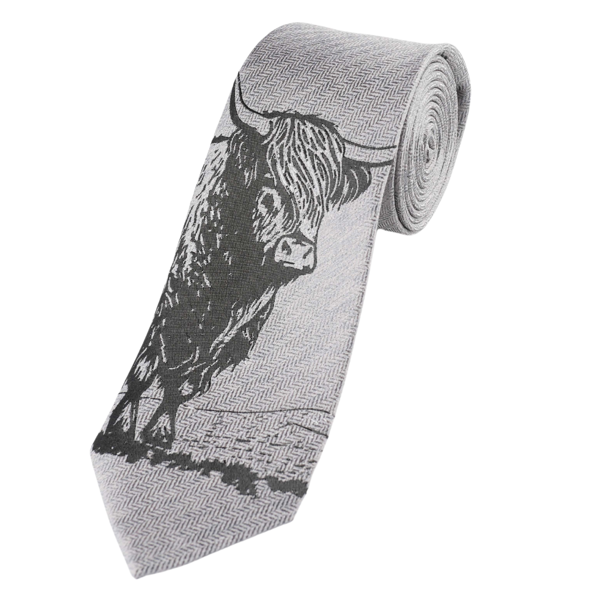 Bull Silver Tie