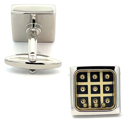 Square Ball Game Cufflinks